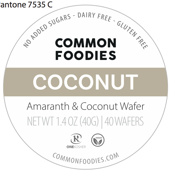 Oblea Vegana – Coco (Vegan Wafer – Coconut)