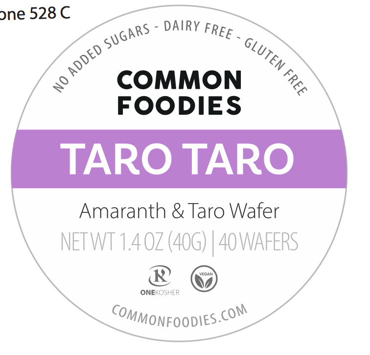 Oblea Vegana – Taro (Vegan Wafer – Taro)