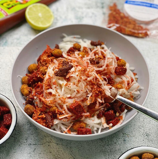 Spiralized Jicama Bowl